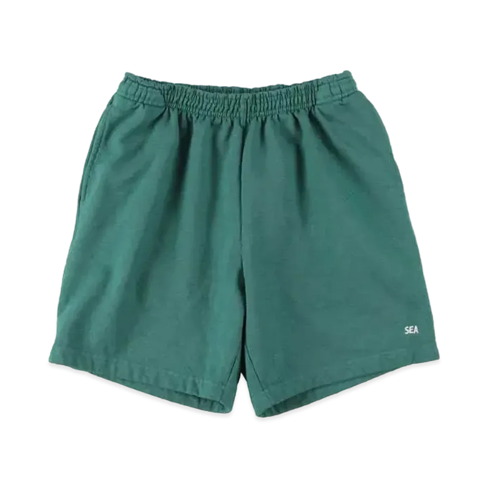 WIND AND SEA x LOS ANGELS APPAREL SWEAT SHORTS "Green"