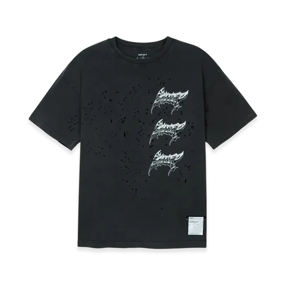 SATISFY MothTech T-Shirt "Black"