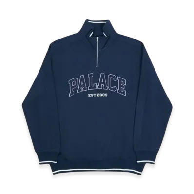 PALACE P-EST Zip Crew "Navy"