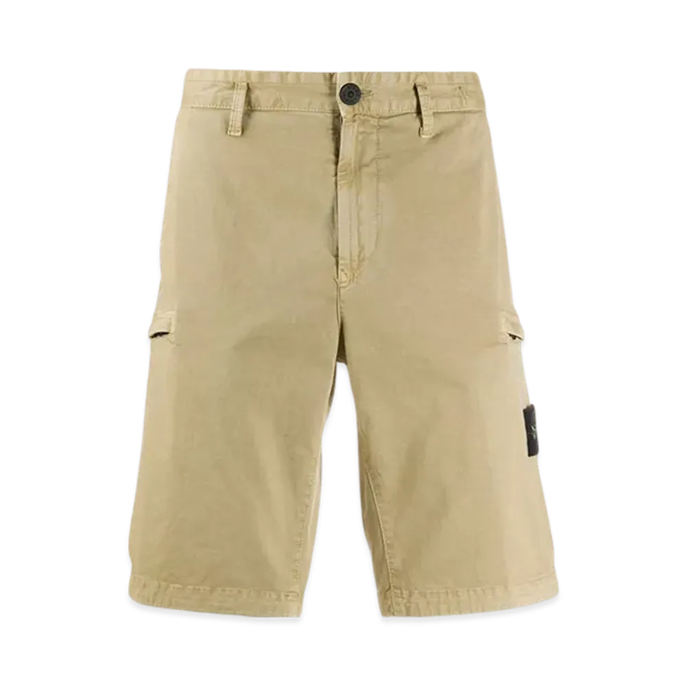 Stone Island L0504 Cargo Bermuda Shorts - 20SS "Bark"