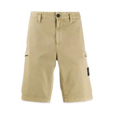 Stone Island L0504 Cargo Bermuda Shorts - 20SS "Bark"