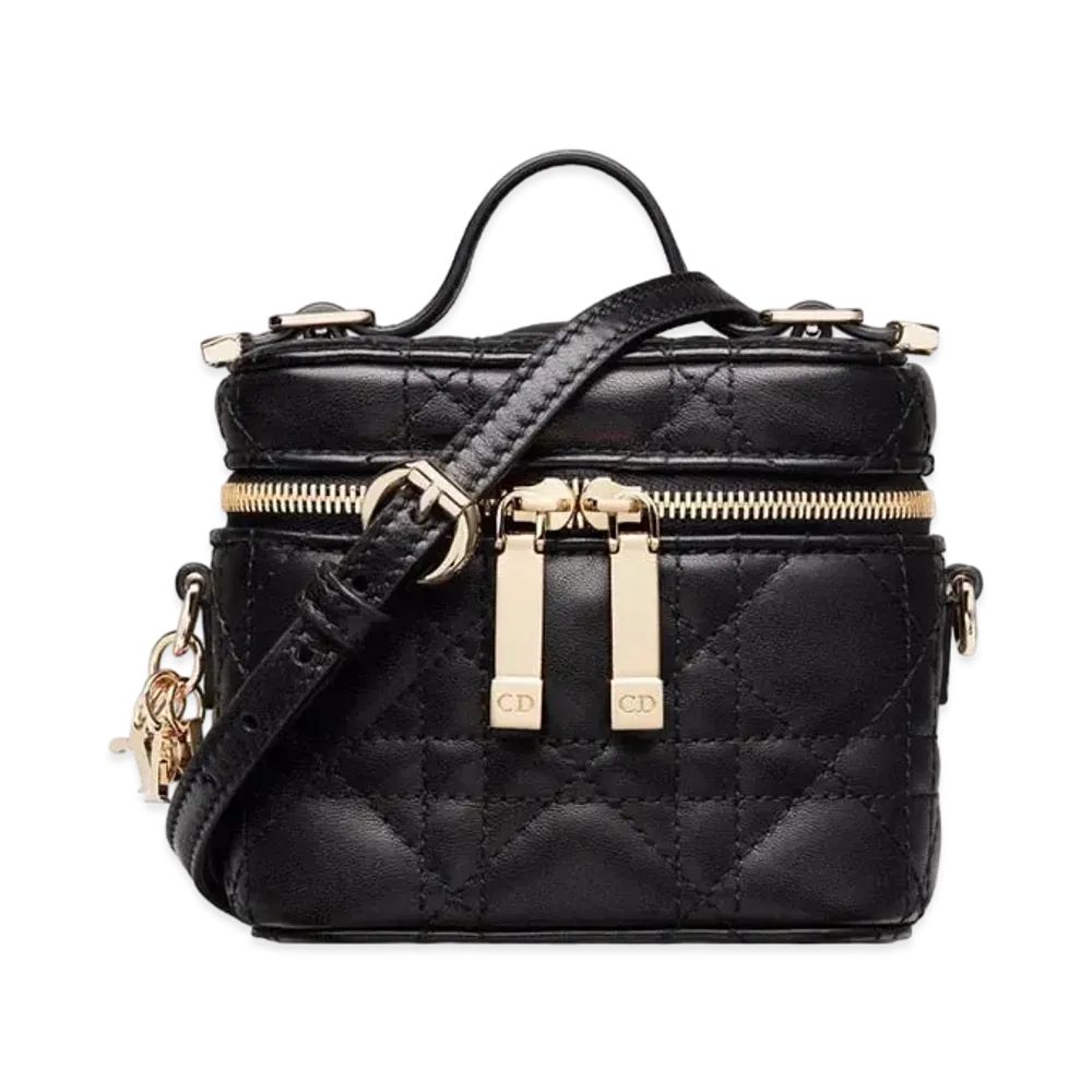 Dior Lady Dior Micro Vanity Case "Black"