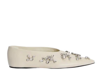 Jil Sander Women's Ballerina "Eggshell"