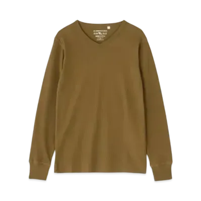 AVIREX Daily Wear Thermal L/S T-Shirt "Olive V"