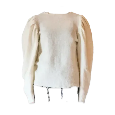 FUMIKA UCHIDA Gauze Plaid Long Sleeve Top "Oatmeal"