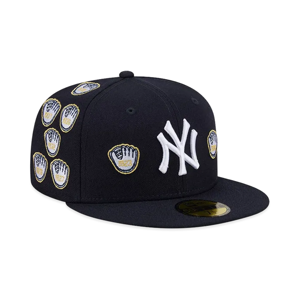 NEW ERA x Spike Lee Joint 59Fifty New York Yankees World Series Championships Gloves "Navy"