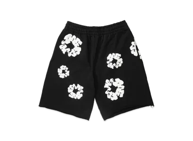 DENIM TEARS Cotton Wreath Sweatshorts "Black"