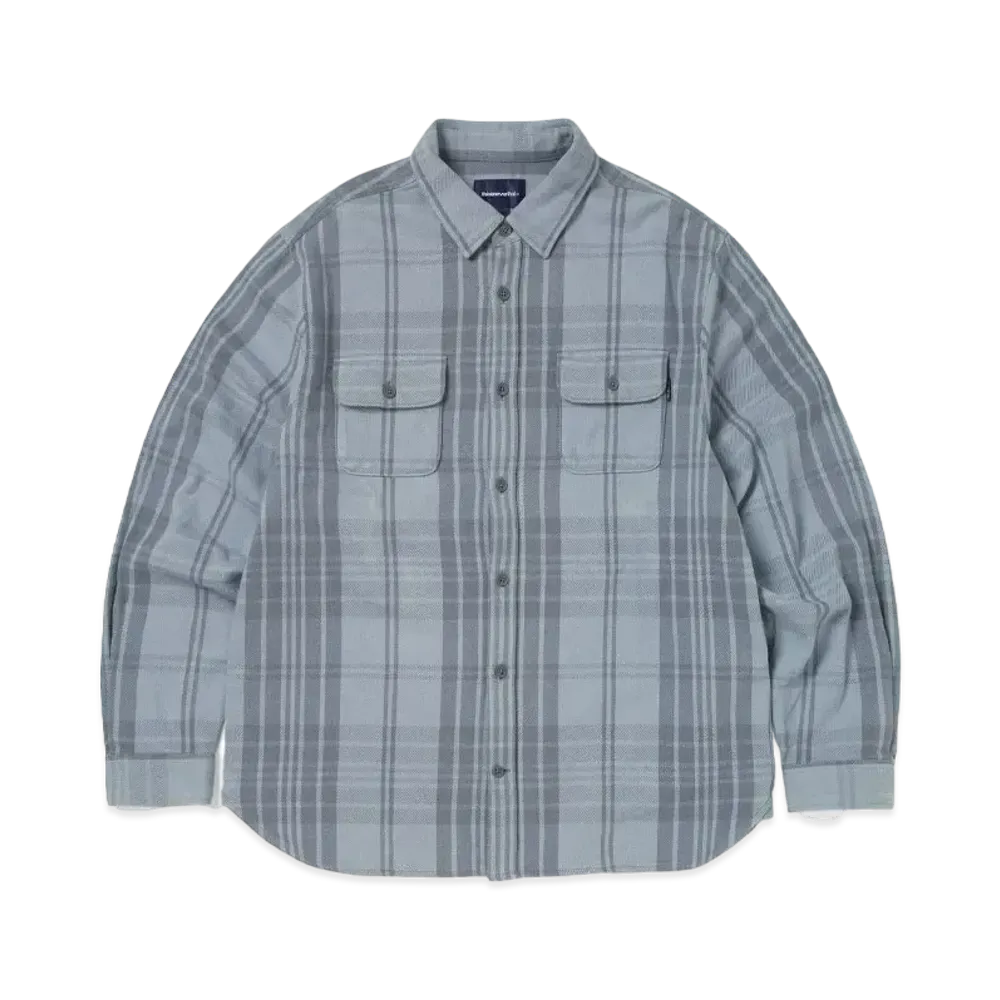 thisisneverthat Big Flannel Work Shirt "Slate"