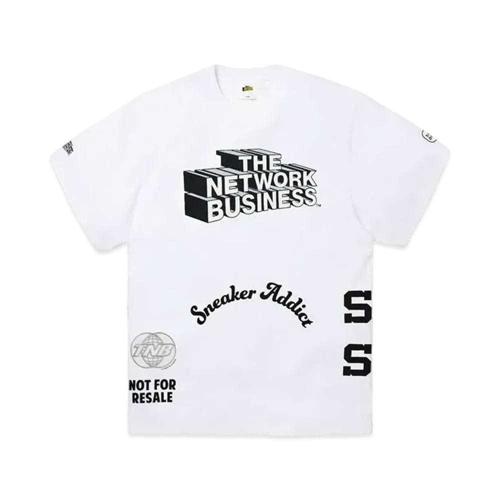 SNKRDUNK × THE NETWORK BUSINESS Tee "WHITE"