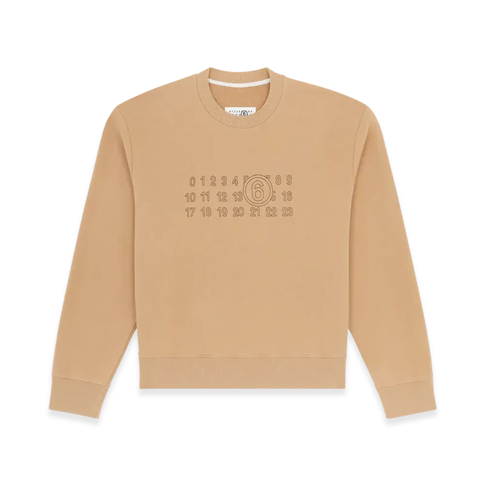 MM6 Maison Margiela Women's Sweatshirts "Ocher"
