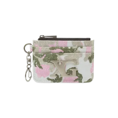 X-Girl Women's Xg Emblem Clasp Card Case "Pink"