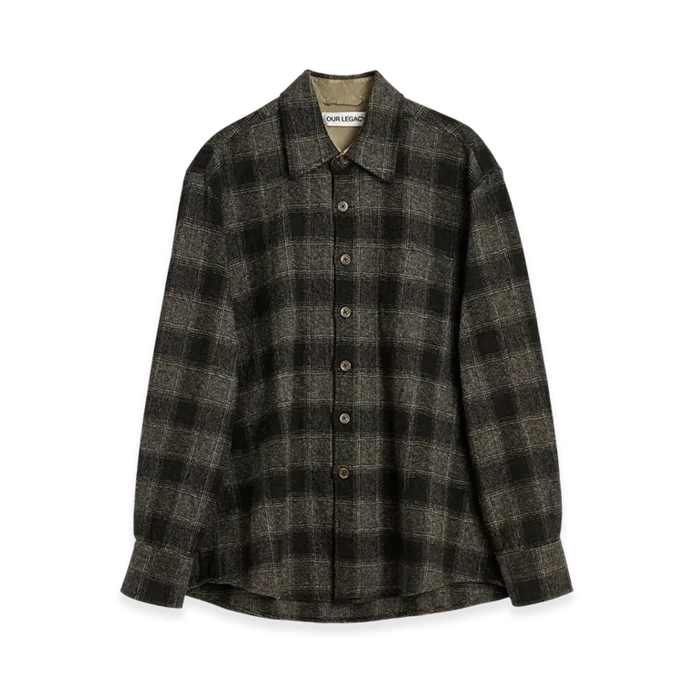 OUR LEGACY Above Shirt "Oakland Low Twist Check"