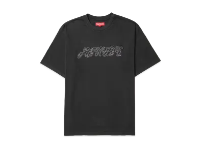Supreme Raised Script S/S Top "Black"