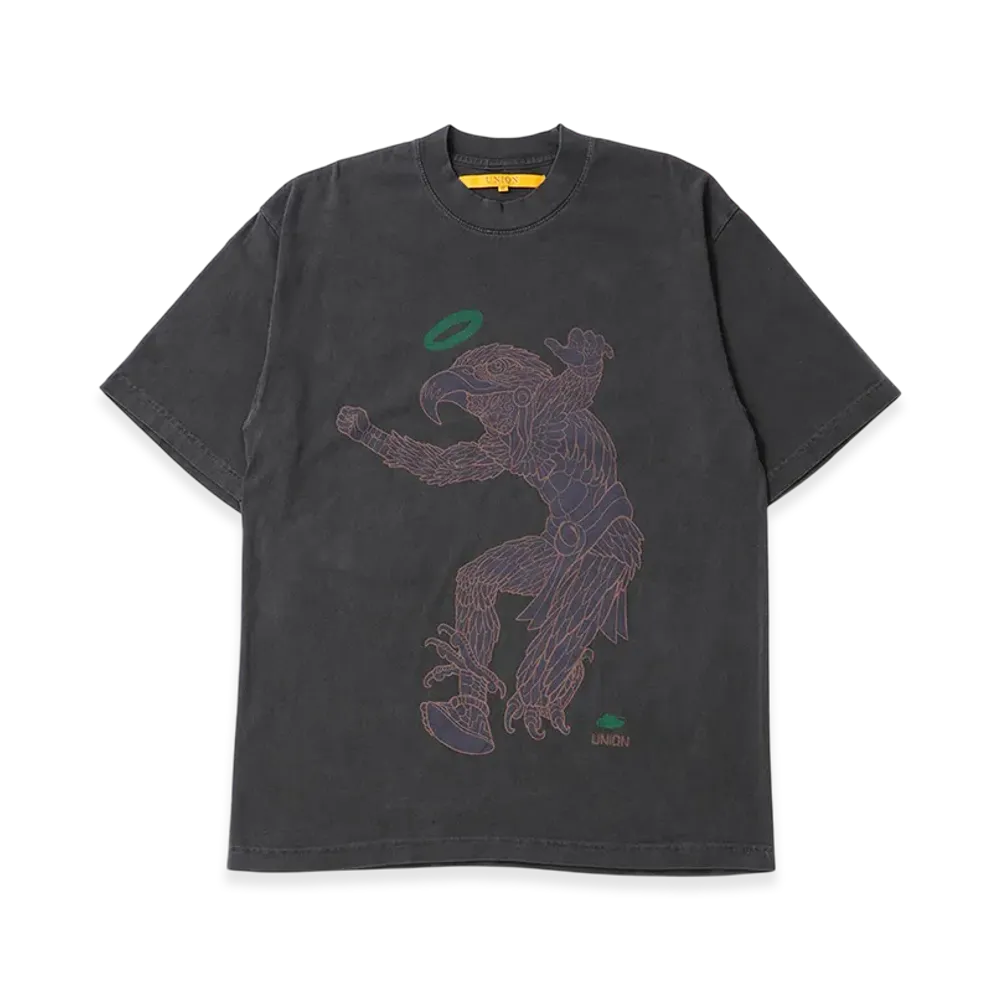 UNION x HEADQUARTER Caballero Aguila Tee "Vintage Black"