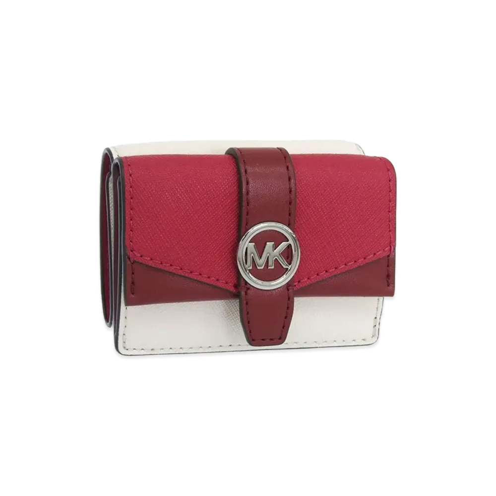 MICHAEL KORS Women's Trifold Wallet "Red Multi"