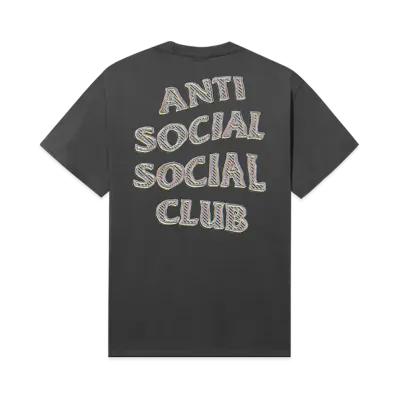 ANTI SOCIAL SOCIAL CLUB Blurred Lines Mind Games Tee "Medium Grey"