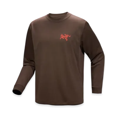 ARC'TERYX Kragg SL Cotton Bird Tile LS Men's "Carob/Dynasty" X000009537