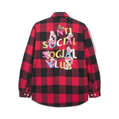 ANTI SOCIAL SOCIAL CLUB Frantic Flannel "Red" (SS20)