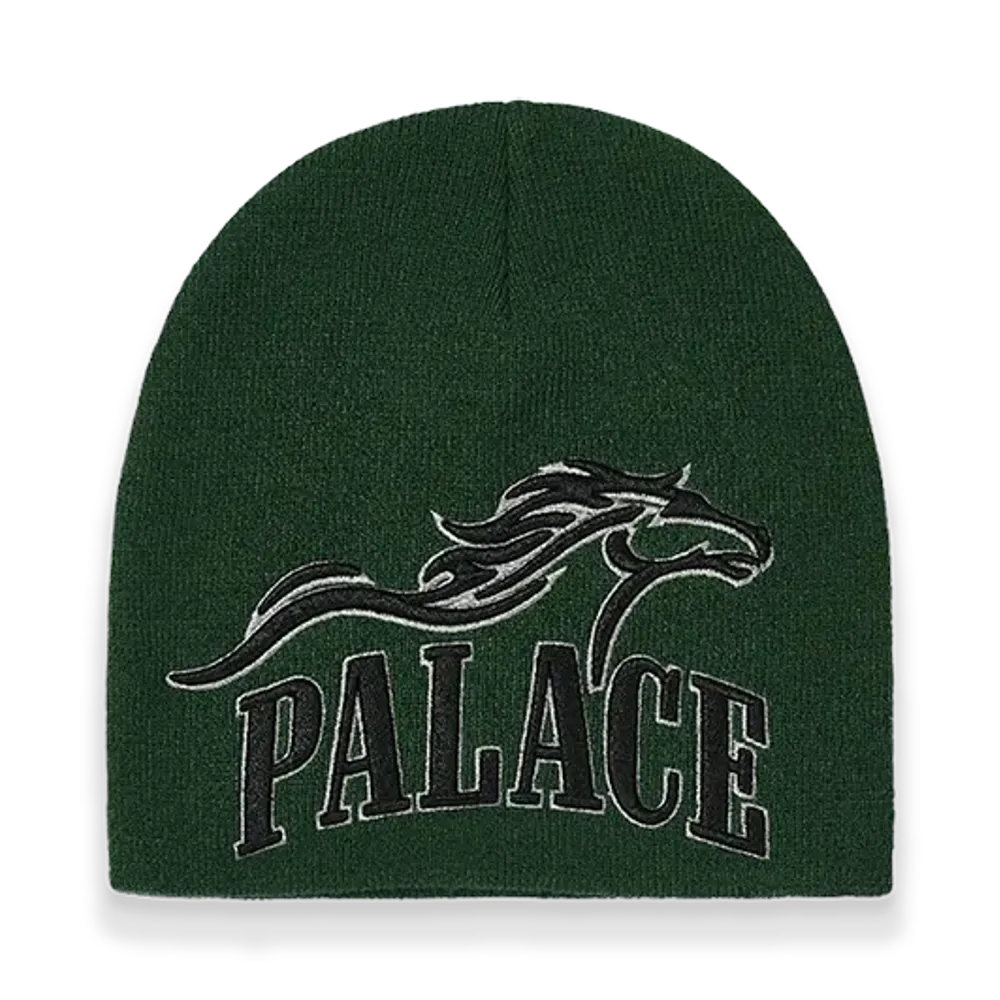PALACE Horsepower Nein Cuff Beanie "Green"
