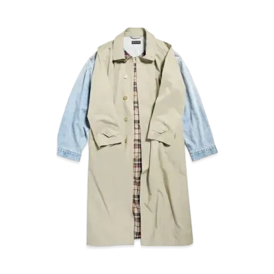 BALENCIAGA Women's Hybrid Carcoat Retail Exclusive "Beige"