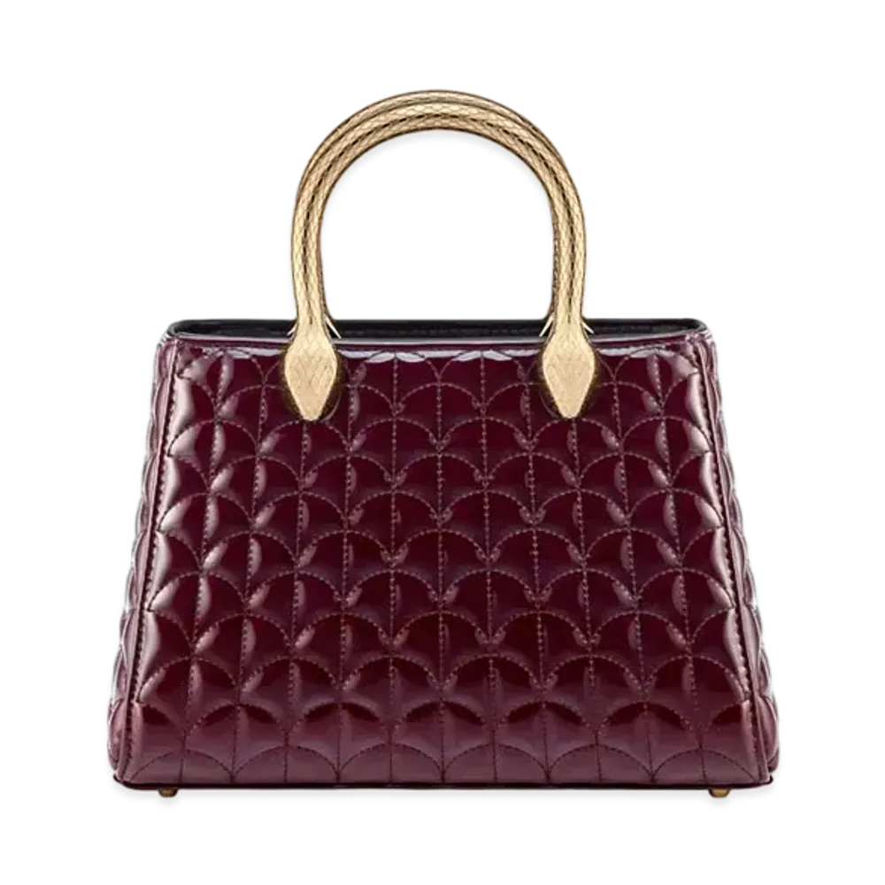 BVLGARI Serpentine Duo Top Handle "Purple"