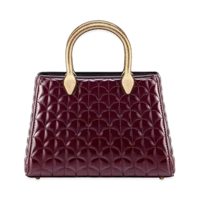 BVLGARI Serpentine Duo Top Handle "Purple"