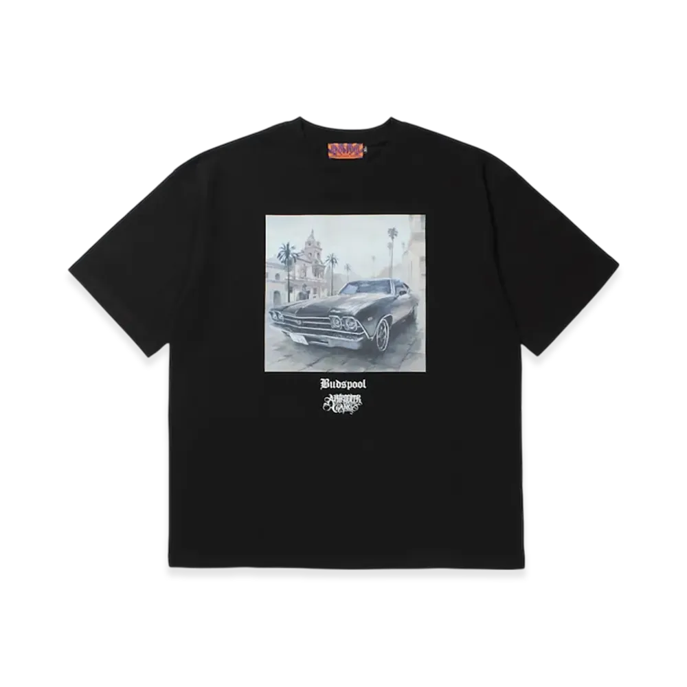 APHRODITEGANG TAKUYA KAMIOKA x BUDSPOOL Print S/S Tee "Black"