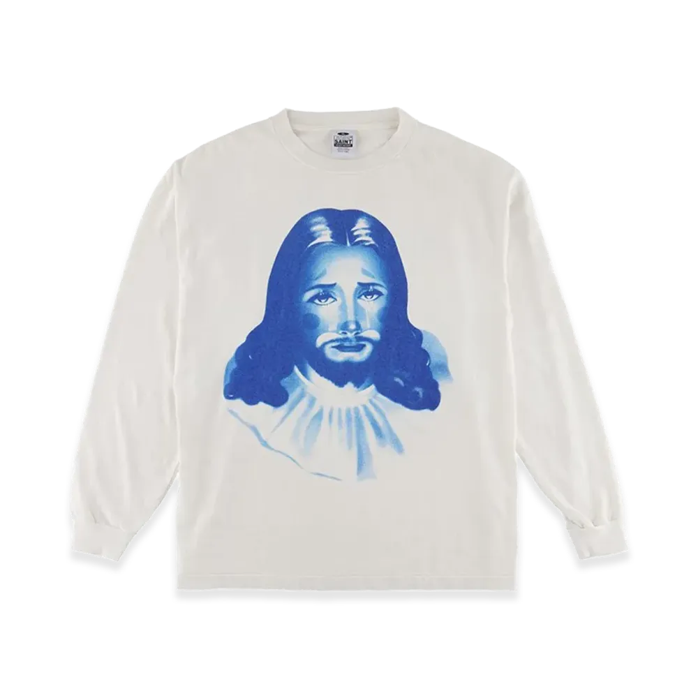 SAINT Mxxxxxx x BORN X RAISED L/S T-Shirt Clown "White"