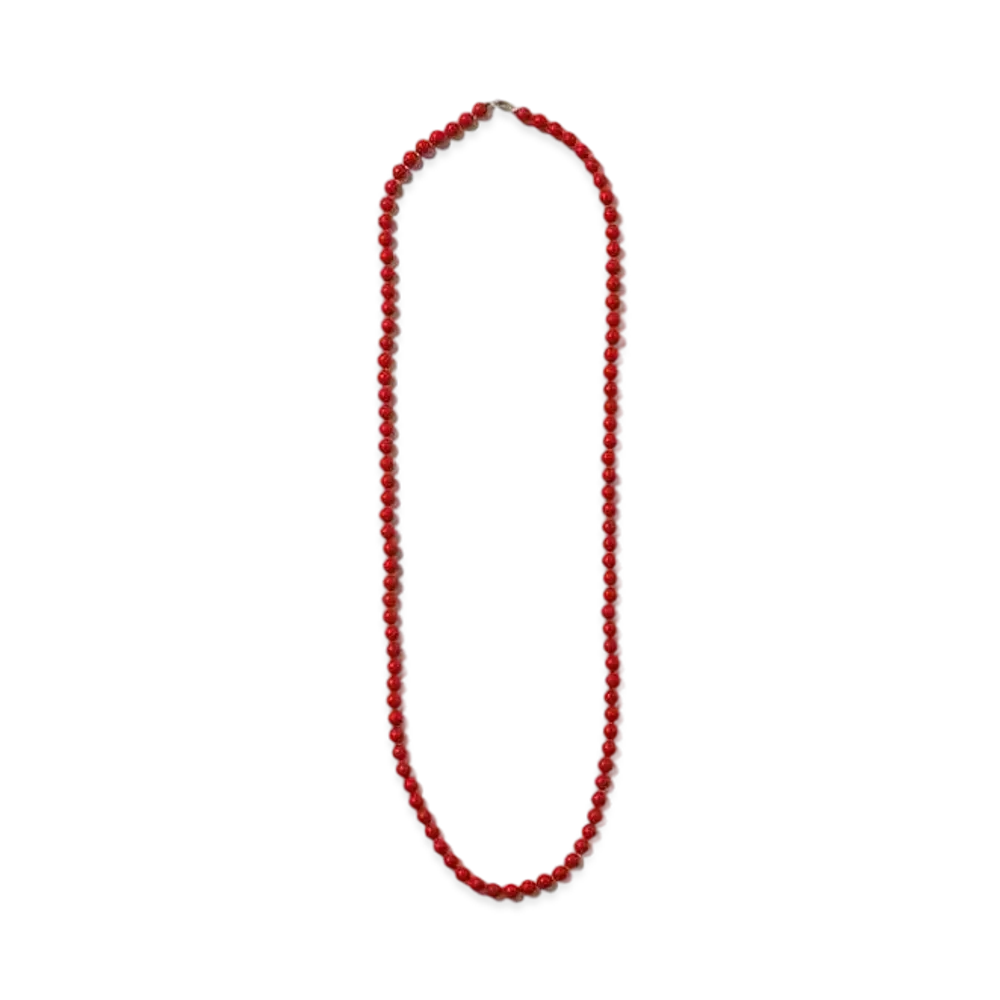 Needles Necklace Red Coral "Red"