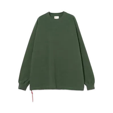 BEAMS Loose Stretch Long Sleeve "Green"