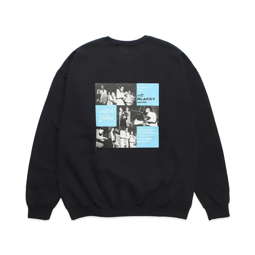 WACKO MARIA BLUE NOTE Sweat Shirt "Black"