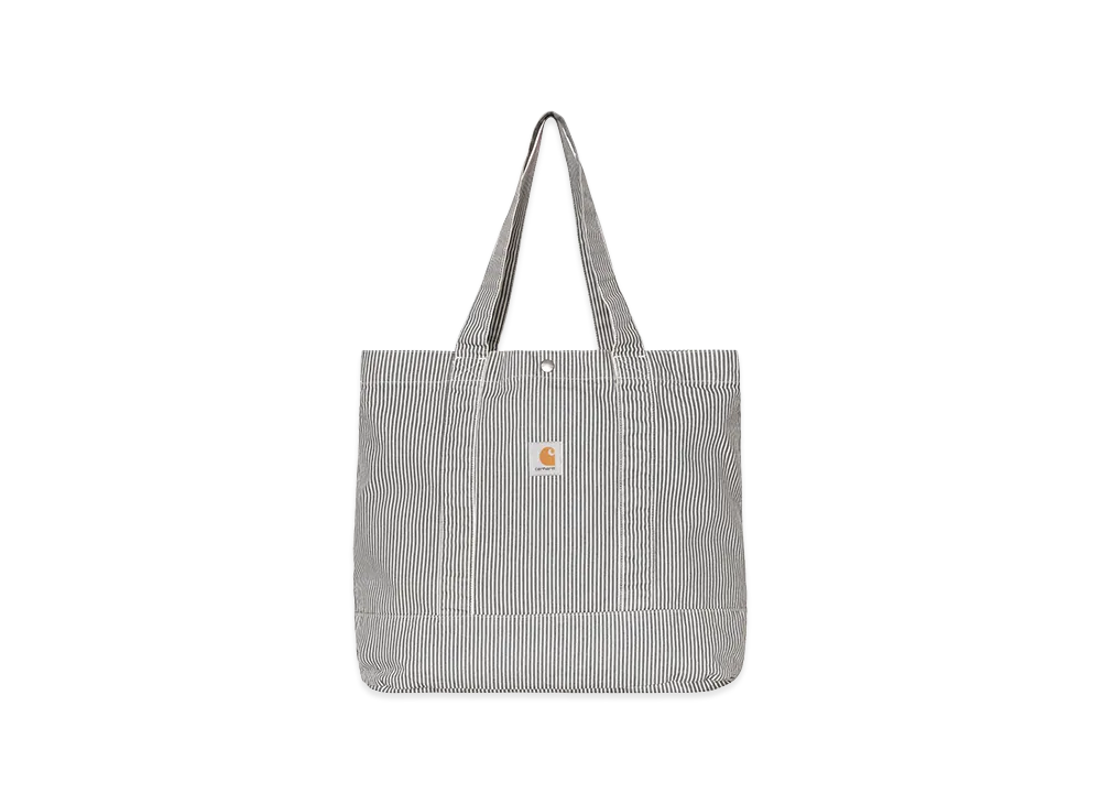 Carhartt WIP Mercer Tote Bag "Mercer Stripe/Graphite/Wax(Stone Washed)"