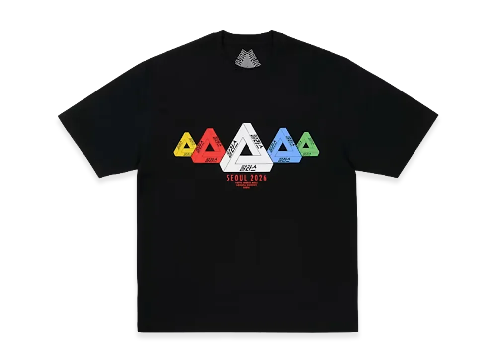 PALACE JAMSIL Seoul 3 World Tri T-Shirt "Black"