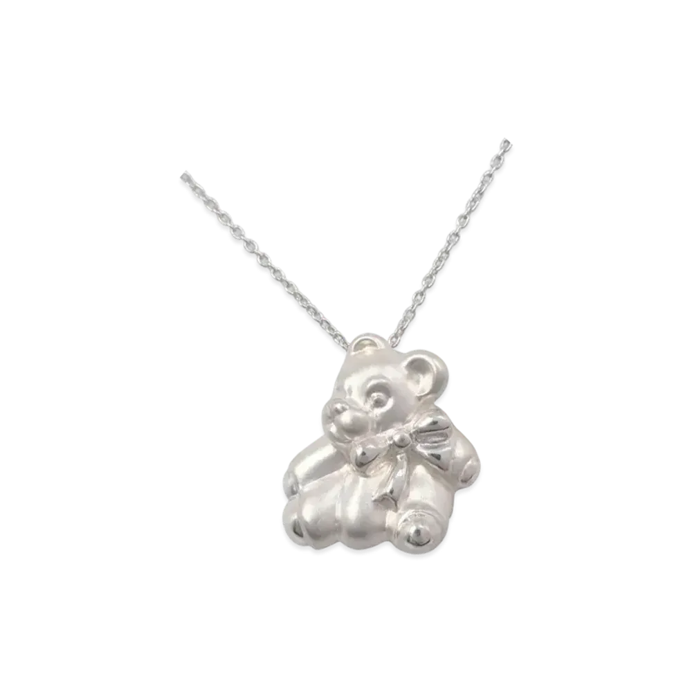 Tiffany & Co. Teddy Bear Necklace "Silver"