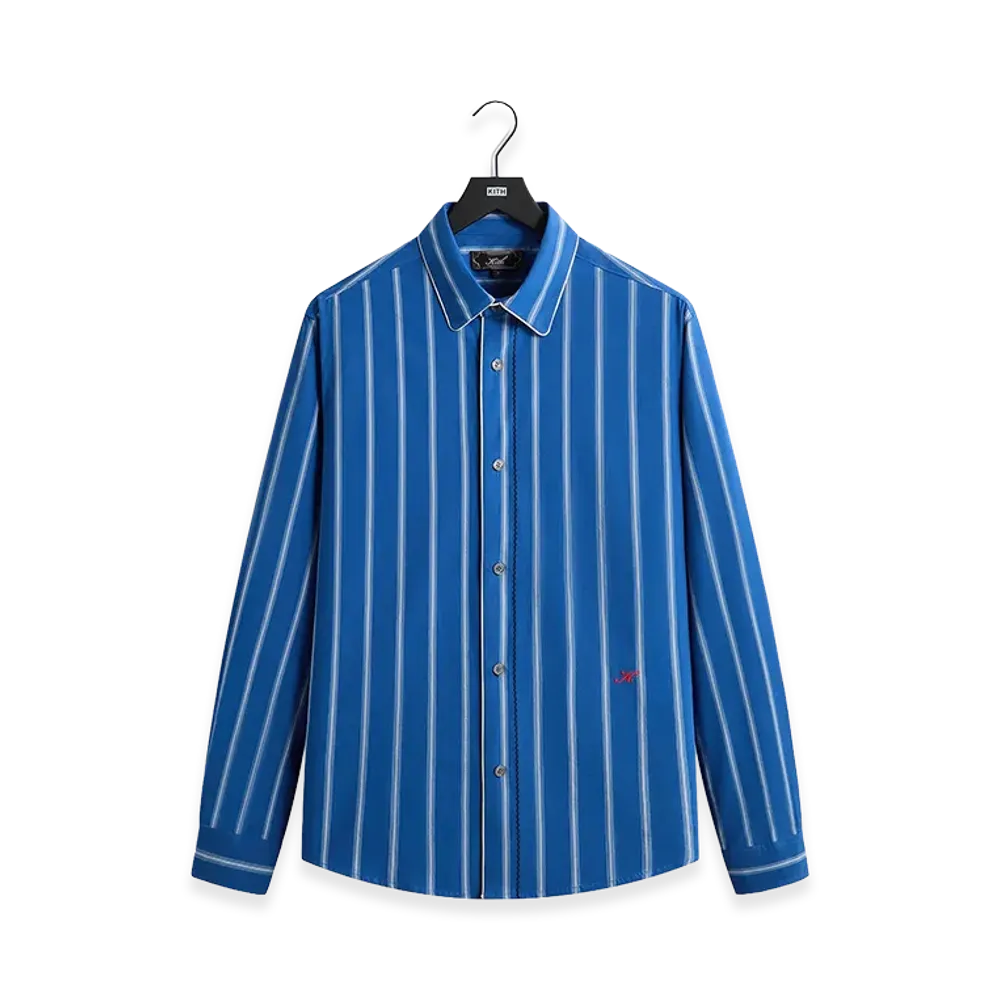 Kith Striped Poplin Georgie Shirt "Excellence"