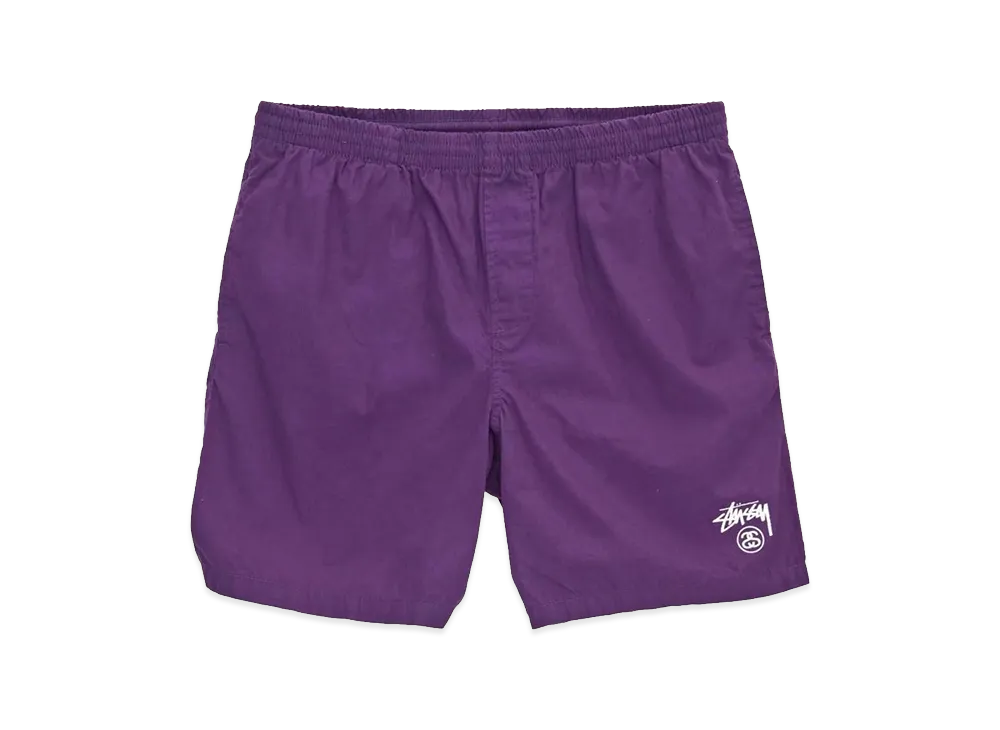 Stussy Basic Stock Beach Shorts "Purple"