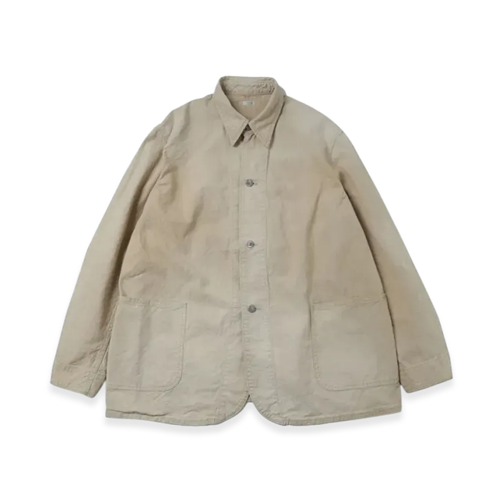A.PRESSE Vintage Pin Check Coverall "Beige"