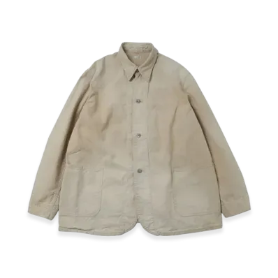 A.PRESSE Vintage Pin Check Coverall "Beige"