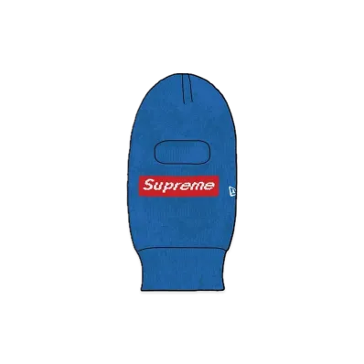 Supreme New Era Box Logo Balaclava "Blue"