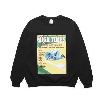 WACKO MARIA HIGH TIMES / Sweat Shirt #1 "Black"
