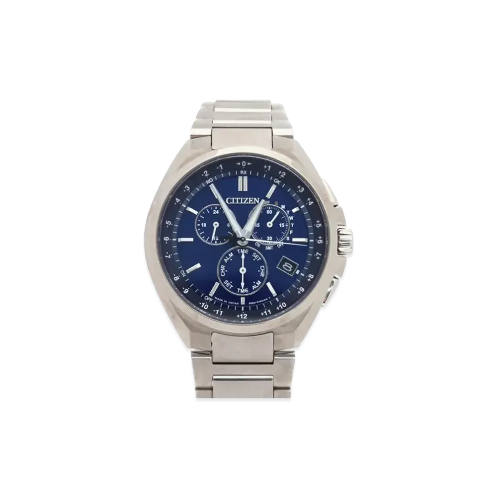 CITIZEN Atessa Eco-Drive Direct Flight Chronograph "Blue" CB5040-80L