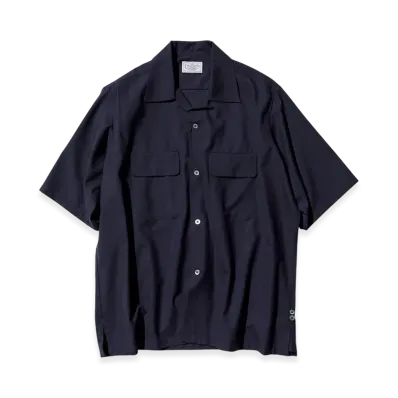 Unlikely 2P Sports Open Shirts S/S Tropical "Navy"