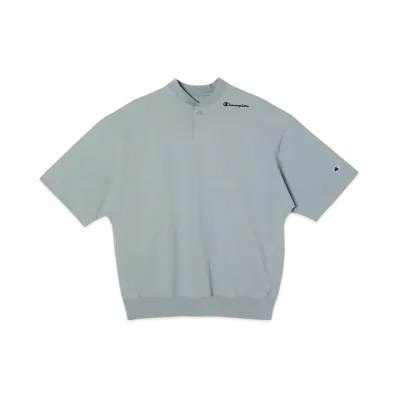 Champion x N.HOOLYWOOD Short Sleeve Henley T-Shirt "Light Blue"