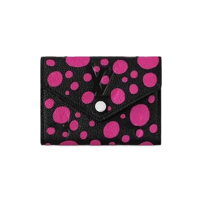 Louis Vuitton x Yayoi Kusama Victorine Wallet Monogram Empreinte Leather Infinity Dots "Noir/Fuchsia"
