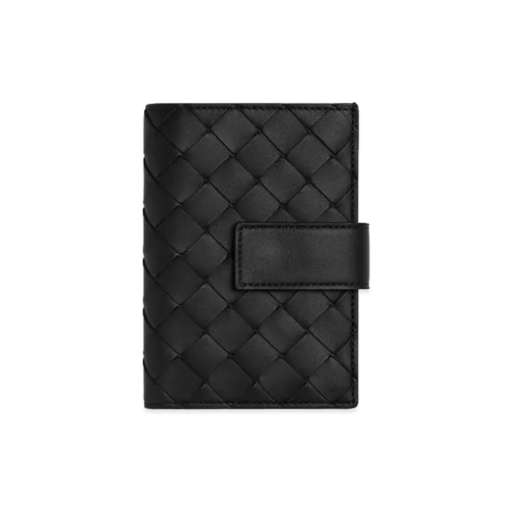 Bottega Veneta Tag Passport Case "Black"