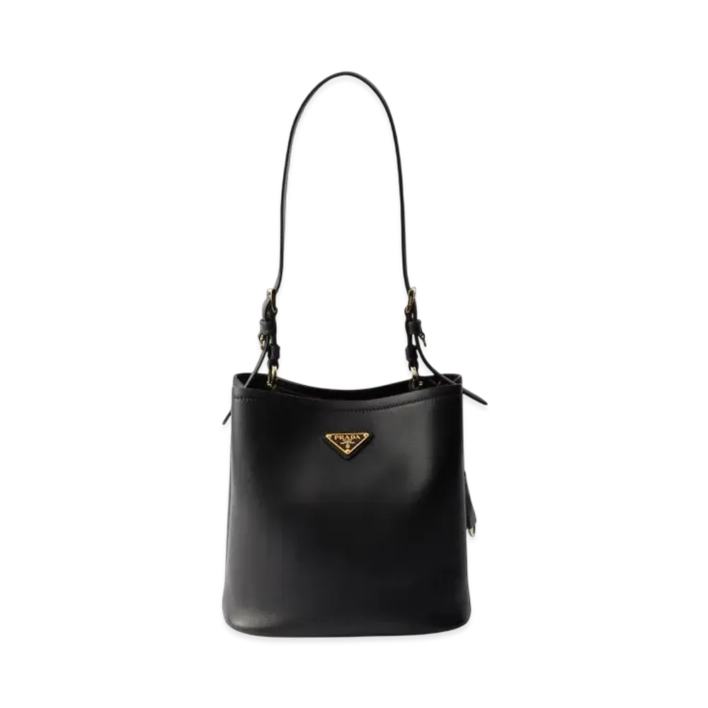 PRADA Medium Leather Bag "Black"