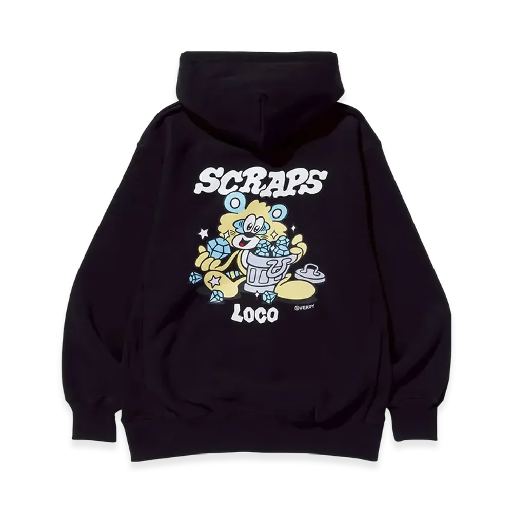 VERDY x Loco Scraps Hoodie "Black"