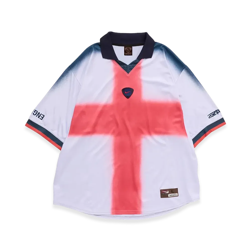 Travis Scott Cactus Jack x Nike England Total 90 Retro Jersey "White"
