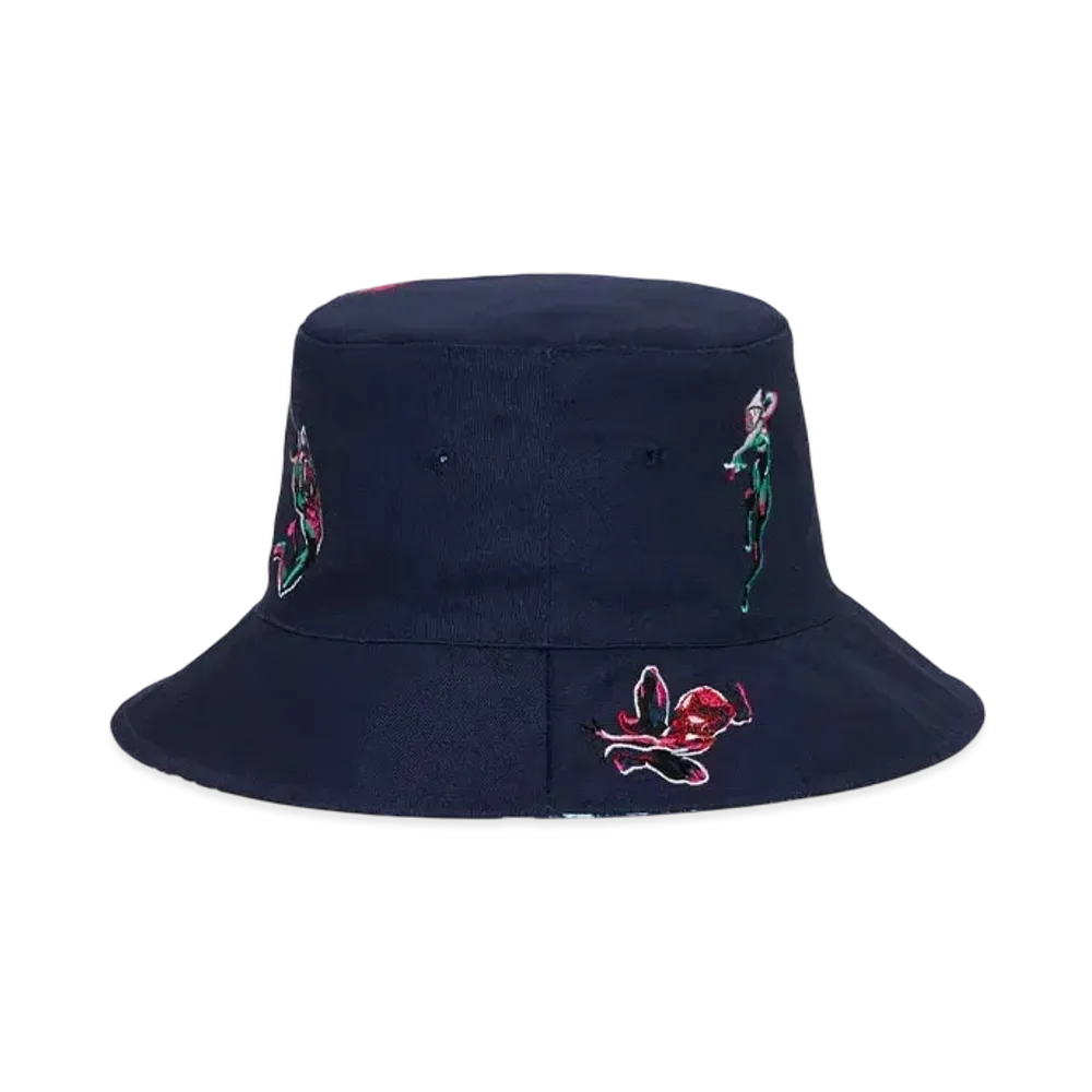 graniph x Spider Man Spidey VS Villains Reversible Bucket Hat "Navy"