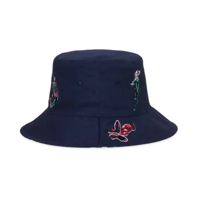graniph x Spider Man Spidey VS Villains Reversible Bucket Hat "Navy"